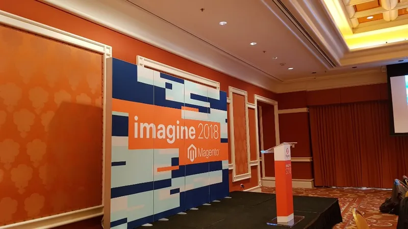 MageHackathon stage at Magento Imagine Conference 2018