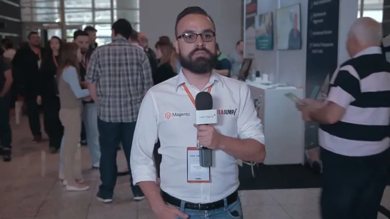 Marcio Maciel at Meet Magento BR 2017 representing Webjump